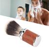 Mens Beard & Face Shaving Brush, Soft Nylon Fibers, Compact Travel Design, Expert Grooming Essential, Home & Studio Use view 4