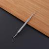 Healvian Stainless Steel Cuticle Pusher Tool Professional Radian Design Nail Cuticle Remover Spoon for Men Women view 3