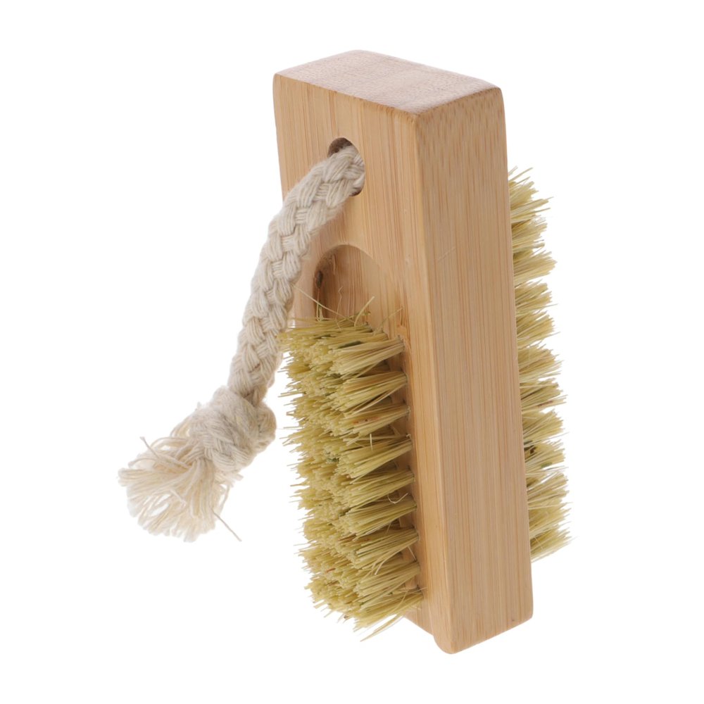 Baluue Nail Cleaning Brush Dual-sided Fingernail Toenail Scrubber Ergonomic Grip for Easy Dirt Removal for Daily Nail Care and Manicure Maintenance