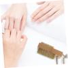 Baluue Nail Cleaning Brush Dual-sided Fingernail Toenail Scrubber Ergonomic Grip for Easy Dirt Removal for Daily Nail Care and Manicure Maintenance view 4