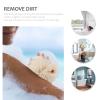 Baluue 2pcs Ramie Bath Balls Exfoliating Shower Loofahs Gentle Body Scrubbers Bath Sponges for Men view 3