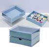 2Layer Storage Box For Nails Pen Nails Brush Container Case Manicure Nails Tools Storage Box Nails Polish Organizers view 2