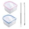 4pcs Stainless Steel Pedicure Manicure Tool Set For Nails Polished Removal And Cuticle Care For Different Skill Levels view 4