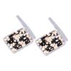 Mikinona Dual Sided Eyeshadow Brush 2pcs 6.5cm Disposable Makeup Applicators for Eye Shadow and Cosmetic Application for Makeup Artists and Everyday Use view 1