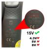 15V HQ8505 Razor Blade ChargerCompatible for PhilipsShaver Series 3000 5000 7000 9000 Power Supply Adapter Cord Not for 5V 4.3V 8V Shaver(UK Plug) view 4