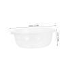 ARTSEWPLY Transparent Plastic Foot Bath Basin Wash Basin for Boys and Girls Spacious Capacity for Face Hand Washing Material Edges for Daily Use and Foot Soaking view 2