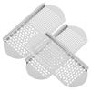 Baluue 3pcs Sturdy Foot File Callus Remover for Dry Cracked Feet Heel File Scrubber Stainless Steel Callus Razor Care Tool Gentle Exfoliating Tool view 1