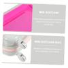 EXAOMBLE 4pcs Mini Makeup Suitcase Travel Case Portable Makeup Brush Holder Storage Compartments for Women Luggage Cosmetic Organizer for Travel and Outdoors view 3