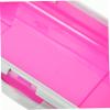 EXAOMBLE 4pcs Mini Makeup Suitcase Travel Case Portable Makeup Brush Holder Storage Compartments for Women Luggage Cosmetic Organizer for Travel and Outdoors view 4