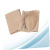 DEARMAMY 1pair Breathable Gel Heel Socks -Crack Moisturizing Ankle Socks Comfortable Silk Stockings for All-Day Wear Foot Care Plant Oil Khaki Color view 2