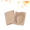 DEARMAMY 1pair Breathable Gel Heel Socks -Crack Moisturizing Ankle Socks Comfortable Silk Stockings for All-Day Wear Foot Care Plant Oil Khaki Color view 3