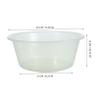 ARTSEWPLY Foot Soak Tub Foot Cleaner Wash Basin Childsafe Plastic Portable Footbath for Girls Camping Dishpan Laundry Tub view 2
