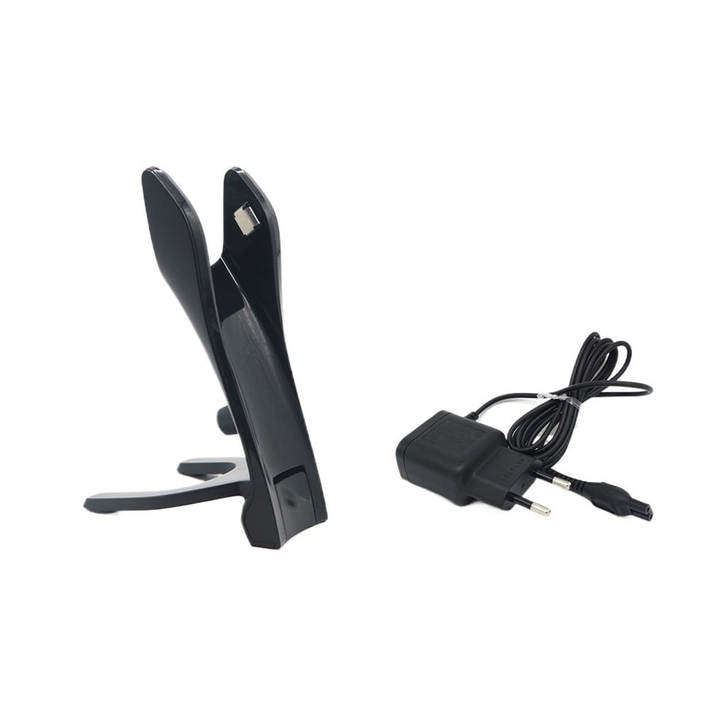 Compatible for PhilipsQS6140 QS6141 QS6160 QS6161 QS6162 Charger Stand Base Holder with 15V 5.4W 2-Prong HQ8505 EU Charger Shaver Clipper
