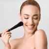 ARTSEWPLY Double-sided Travel Makeup Brush Face Brush for Foundation Blush and Concealer Compact and Soft Makeup Applicator view 3