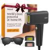 Nood NEW Flasher Pro  IPL Laser Hair Removal Device & Anti-Aging Red Light Therapy for Women & Men  Pain-free, Permanent, Visible Results After First Use & Works Everywhere Hair Grows  Matte Black view 1