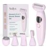 Solys SmoothShave 2.0 Ultimate Women's Razor for Sensitive Skin  Prevent Ingrown Hairs, Razor Bumps & Irritation  Smooth Shave, No Nicks or Cuts  Wet/Dry Use  Reusable view 1