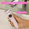 Solys SmoothShave 2.0 Ultimate Women's Razor for Sensitive Skin  Prevent Ingrown Hairs, Razor Bumps & Irritation  Smooth Shave, No Nicks or Cuts  Wet/Dry Use  Reusable view 3