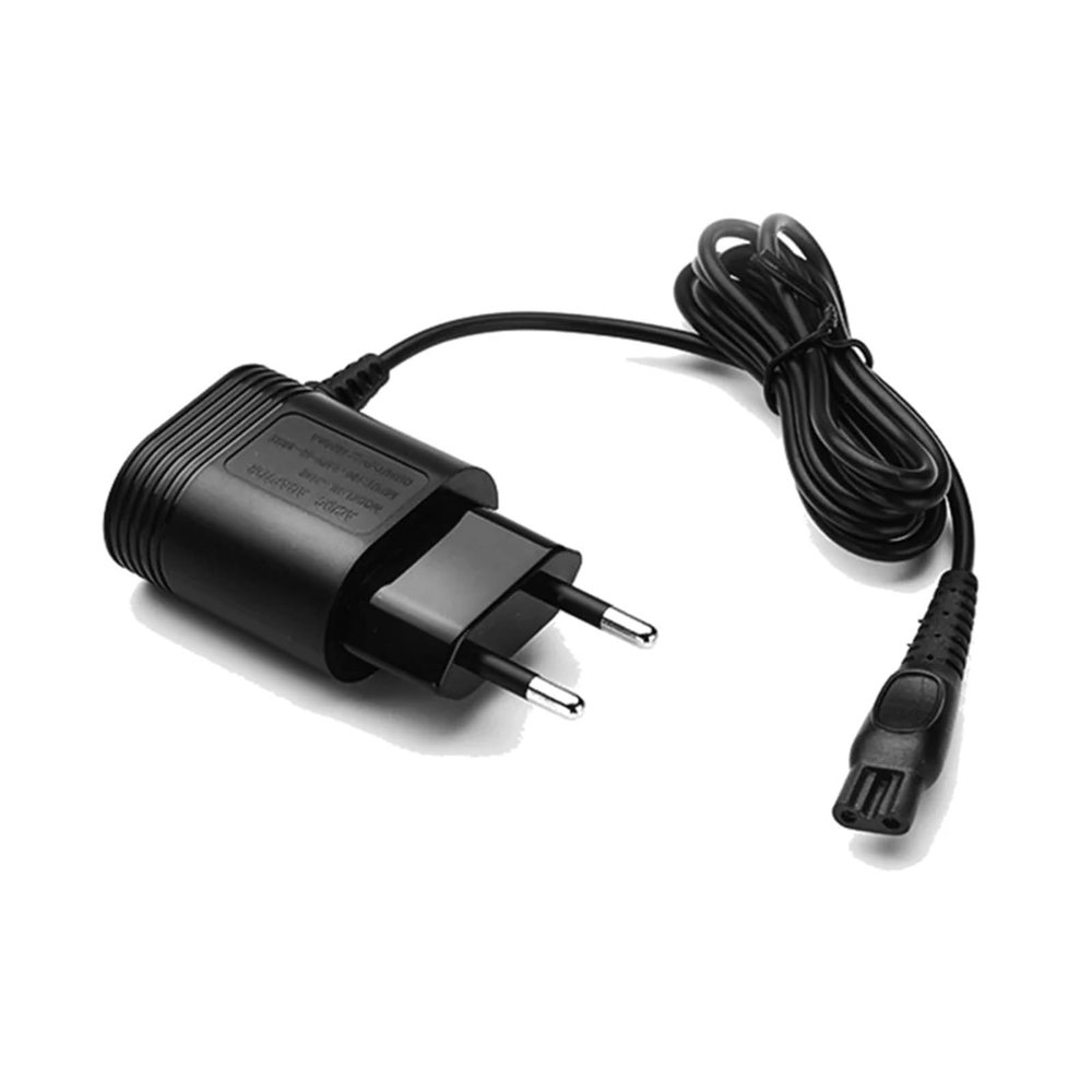 1-2PCS HQ8505 15V Razor Blade ChargerCompatible for PhilipsShaver Series 6070/6075/6095 Power Supply Adapter Cord EU Plug Charging Cable(1PC)