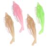 Baluue 4pcs Fingernail Cleaning Dolphin Brush Nail Brush Gentle Bristles for Manicure Portable for Home Use Random Color view 1