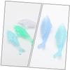 Baluue 4pcs Fingernail Cleaning Dolphin Brush Nail Brush Gentle Bristles for Manicure Portable for Home Use Random Color view 4