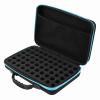 60 Bottles Essential Oil Carrying Case Hard Shell Case Superior Protection For Travel and Home Storage (Blue) view 1