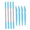 WOFASHPURET 4pcs Facial Hair Remover Spring Epilator Trimmer Eyebrow Shaver Kit for Women Men Face Body Trimmers Non-slip Handle Easy to Use view 1