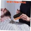 EXQUIMEUBLE 2pcs Men Grooming Brush Beard Brush for Hair Smoothing Mustache and Shoe Cleaning view 2