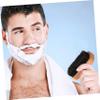 EXQUIMEUBLE 2pcs Men Grooming Brush Beard Brush for Hair Smoothing Mustache and Shoe Cleaning view 3