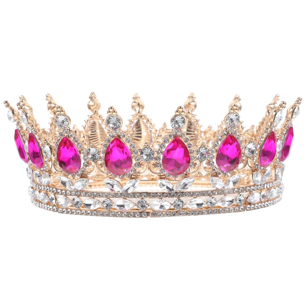 VICASKY Rhinestone Bride Crown Headband for Women Elegant Decorative Headdress for Birthdays and Weddings Lightweight and Comfortable with Workmanship and Dazzling Luster