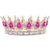 VICASKY Rhinestone Bride Crown Headband for Women Elegant Decorative Headdress for Birthdays and Weddings Lightweight and Comfortable with Workmanship and Dazzling Luster view 1