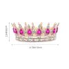 VICASKY Rhinestone Bride Crown Headband for Women Elegant Decorative Headdress for Birthdays and Weddings Lightweight and Comfortable with Workmanship and Dazzling Luster view 2