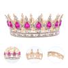 VICASKY Rhinestone Bride Crown Headband for Women Elegant Decorative Headdress for Birthdays and Weddings Lightweight and Comfortable with Workmanship and Dazzling Luster view 3