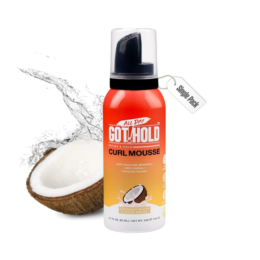 ALL DAY GOT HOLD Hait styling Curl Mousse 2.7fl.oz/80ml