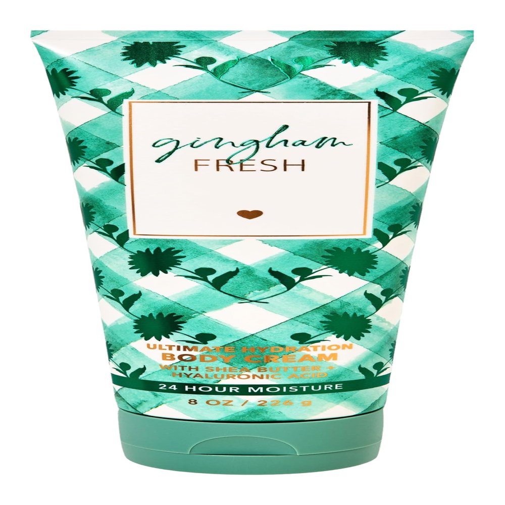 Bath and Body Gingham Fresh Ultimate Hydration Body Cream | 8 Oz