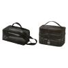 2Pcs Mesh Makeup Bag Toiletry Bag with Handle Travel Bag Organizer Travel Essentials for Activities Picnic Vacation Gym, black view 1