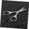 Healeved 1Pc Safety Stainless Steel Nose Hair Scissors Eyebrow Trimming Scissors Design for Precise Nose Hair Grooming Ergonomic Grip for Easy Use view 2