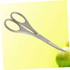 Healeved 1Pc Safety Stainless Steel Nose Hair Scissors Eyebrow Trimming Scissors Design for Precise Nose Hair Grooming Ergonomic Grip for Easy Use view 4