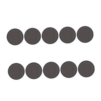 FOMIYES 10pcs Charcoal Makeup Removal Pads Soft Reusable Cleaning Rounds for Gentle Facial Cleansing Includes Storage Bag Cosmetic Supplies for Women
