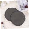 FOMIYES 10pcs Charcoal Makeup Removal Pads Soft Reusable Cleaning Rounds for Gentle Facial Cleansing Includes Storage Bag Cosmetic Supplies for Women view 2