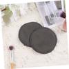 FOMIYES 10pcs Charcoal Makeup Removal Pads Soft Reusable Cleaning Rounds for Gentle Facial Cleansing Includes Storage Bag Cosmetic Supplies for Women view 3
