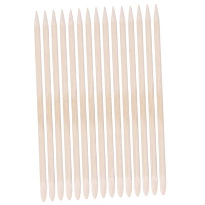 ARTSEWPLY 50pcs Nail Art Wood Sticks Cuticle Pusher Remover Manicure Tool Nail Cleaning Stick