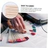 ARTSEWPLY 50pcs Nail Art Wood Sticks Cuticle Pusher Remover Manicure Tool Nail Cleaning Stick view 4