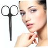 EXQUIMEUBLE Stainless Steel Round Tip Scissors 2pcs Small Hair Trimming Eyebrow Scissors for Men and Women Precision Nose Hair Cutting Tools view 4