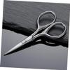 DECORNIJIA Stainless Steel Beard Trimming Shears for Men Precision Scissors for Facial Grooming Silver Finish for Styling and Trimming Beards No Hair Caught Blades view 3