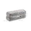 BESTYASH Rhinestone Lipstick Case with Mirror Portable Travel Lip Gloss Holder Single Lipstick Storage Box for Makeup Organizer Lightweight Cosmetic Storage for Purse view 2