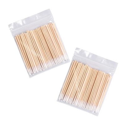PartyKindom 1000pcs Disposable Makeup Cotton Swabs Versatile Eyelash Cleaning Rods for Tattooing Beauty Applications Strong Absorbent for Professional Home Use