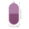 Beaupretty Silicone Facial Brush Tool Deep Cleansing Face Scruber for Women Soft Gentle Brush Head Travel Portable Exfoliating Makeup Removal Cleansing view 2