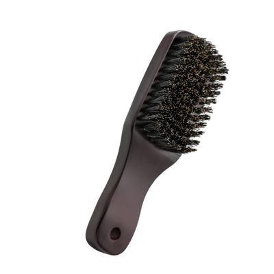 LIFKOME Beech Wood Beard Brush for Men Curly Hair Detangler Styling Brush Mustache Care Tool Portable