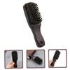 LIFKOME Beech Wood Beard Brush for Men Curly Hair Detangler Styling Brush Mustache Care Tool Portable view 2