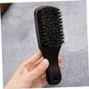 LIFKOME Beech Wood Beard Brush for Men Curly Hair Detangler Styling Brush Mustache Care Tool Portable view 3